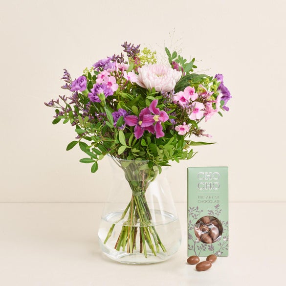 Den yndige med flødechokolade mandler